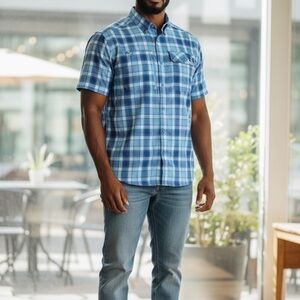 Mens Under Armour Plaid Shirt XL